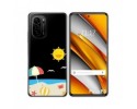 Funda Gel Transparente para Xiaomi POCO F3 5G / Mi 11i 5G diseño Playa Dibujos