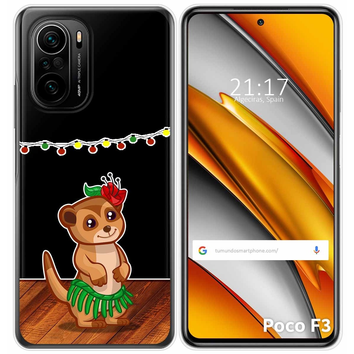Funda Gel Transparente para Xiaomi POCO F3 5G / Mi 11i 5G diseño Suricata Dibujos