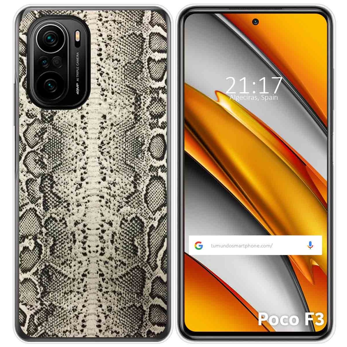 Funda Gel Tpu para Xiaomi POCO F3 5G / Mi 11i 5G diseño Animal 01 Dibujos