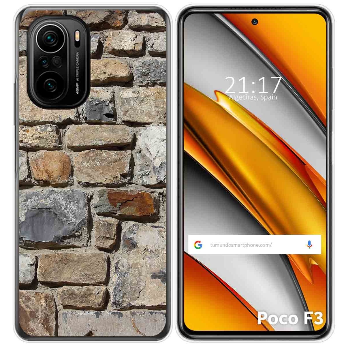 Funda Gel Tpu para Xiaomi POCO F3 5G / Mi 11i 5G diseño Ladrillo 03 Dibujos