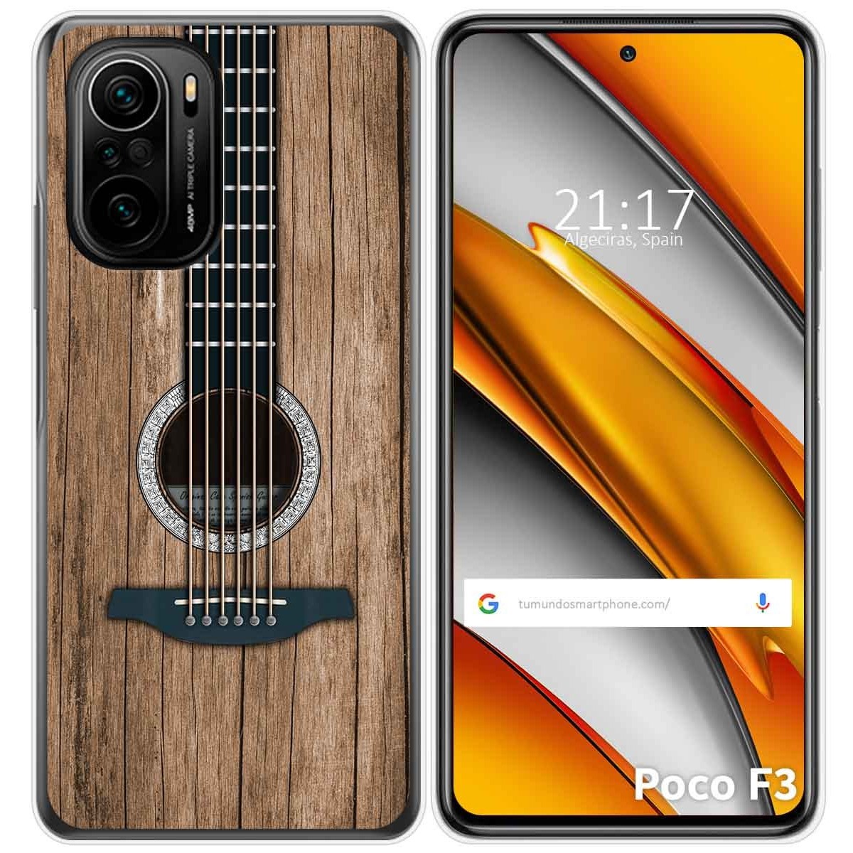 Funda Gel Tpu para Xiaomi POCO F3 5G / Mi 11i 5G diseño Madera 11 Dibujos