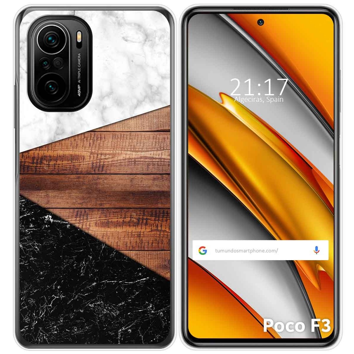 Funda Gel Tpu para Xiaomi POCO F3 5G / Mi 11i 5G diseño Mármol 11 Dibujos
