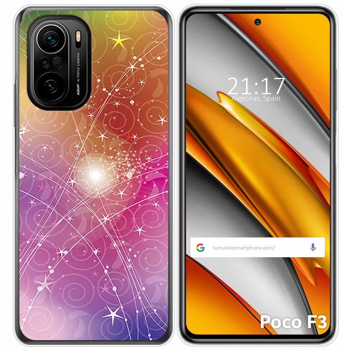 Funda Gel Tpu para Xiaomi POCO F3 5G / Mi 11i 5G diseño Abstracto Dibujos