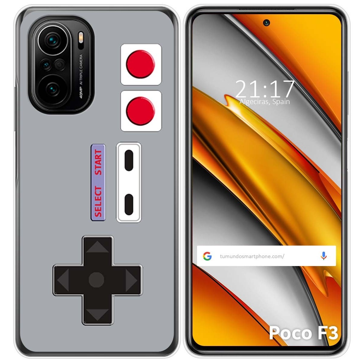 Funda Gel Tpu para Xiaomi POCO F3 5G / Mi 11i 5G diseño Consola Dibujos