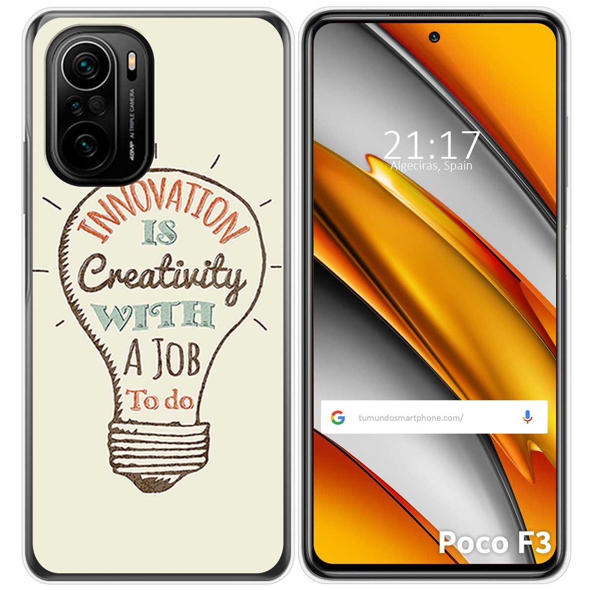 Funda Gel Tpu para Xiaomi POCO F3 5G / Mi 11i 5G diseño Creativity Dibujos