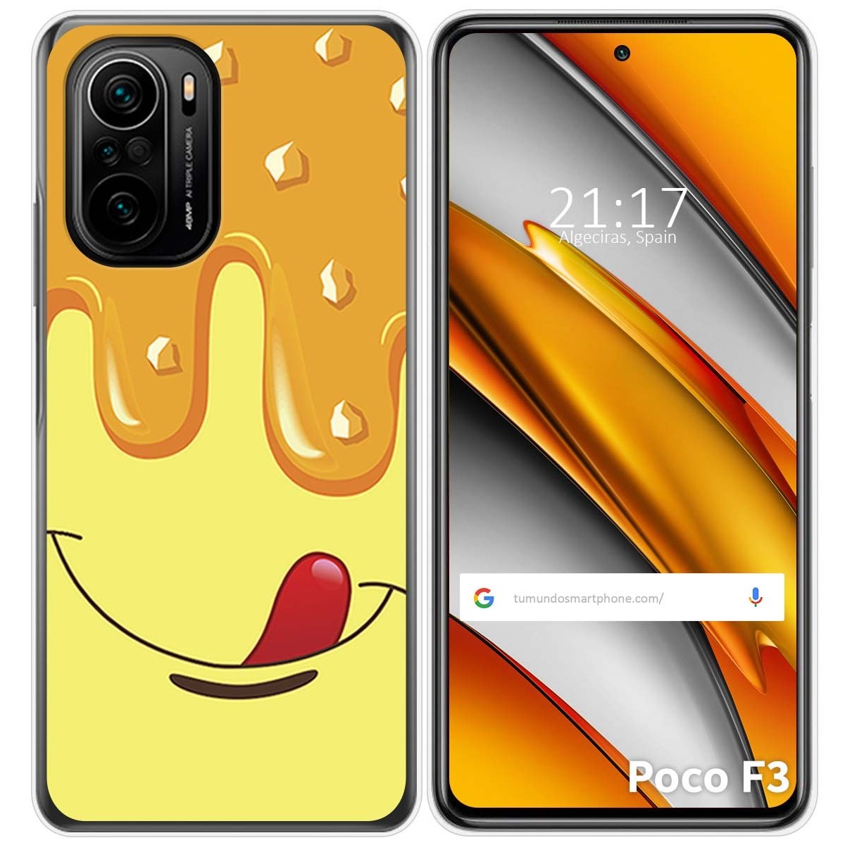 Funda Gel Tpu para Xiaomi POCO F3 5G / Mi 11i 5G diseño Helado Vainilla Dibujos