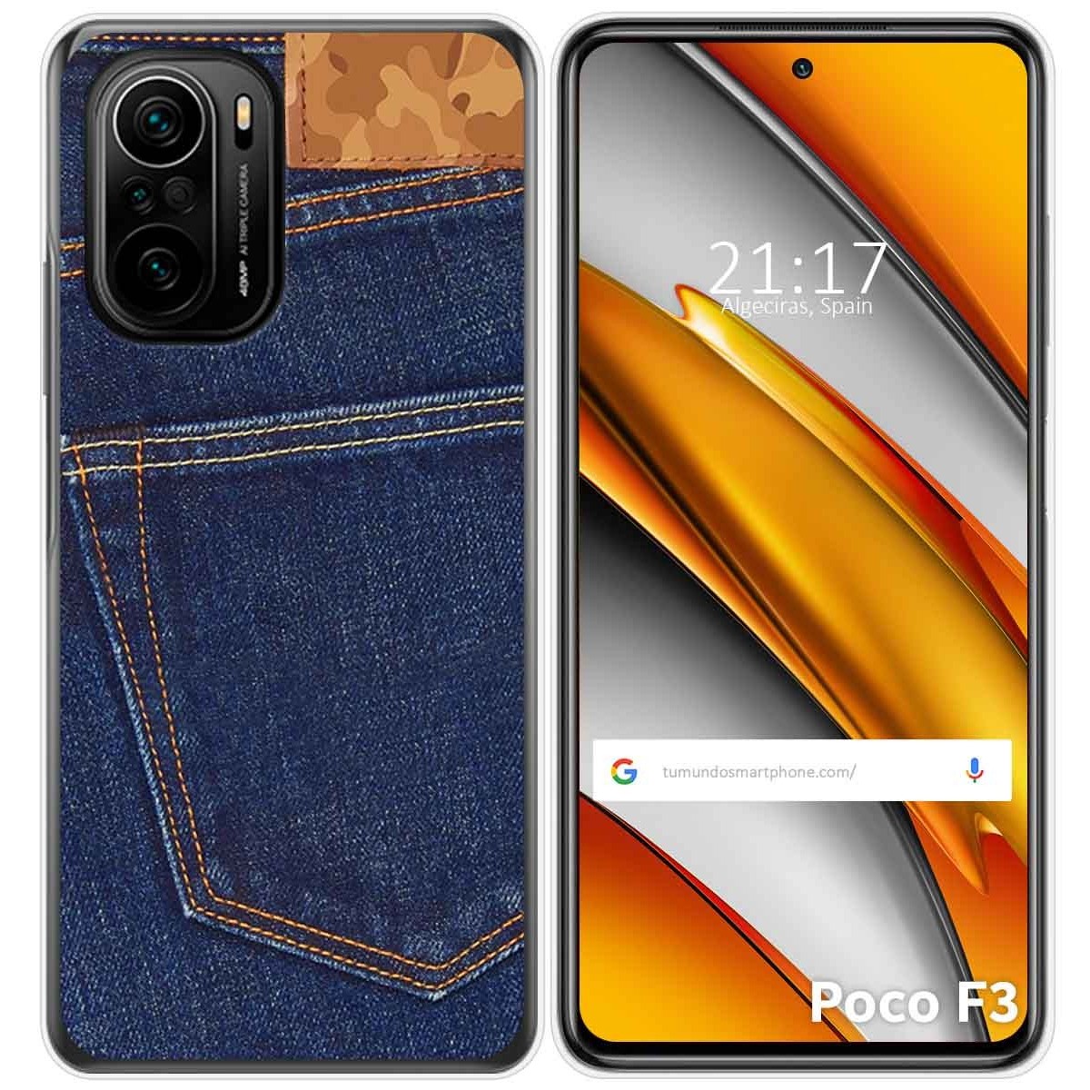 Funda Gel Tpu para Xiaomi POCO F3 5G / Mi 11i 5G diseño Vaquero Dibujos