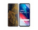 Funda Gel Transparente para Oppo Find X3 Lite 5G diseño Hojas Dibujos
