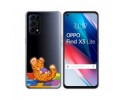Funda Gel Transparente para Oppo Find X3 Lite 5G diseño Leopardo Dibujos