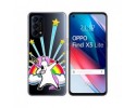 Funda Gel Transparente para Oppo Find X3 Lite 5G diseño Unicornio Dibujos