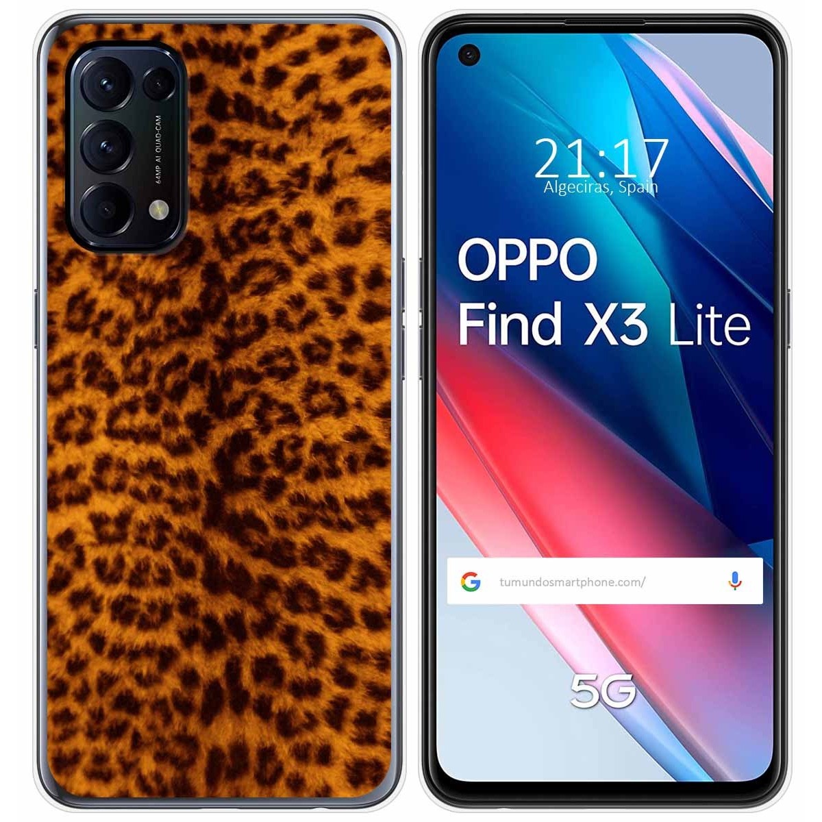 Funda Gel Tpu para Oppo Find X3 Lite 5G diseño Animal 03 Dibujos