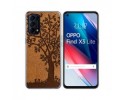 Funda Gel Tpu para Oppo Find X3 Lite 5G diseño Cuero 03 Dibujos