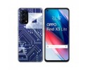 Funda Gel Tpu para Oppo Find X3 Lite 5G diseño Circuito Dibujos