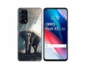 Funda Gel Tpu para Oppo Find X3 Lite 5G diseño Elefante Dibujos
