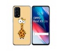Funda Gel Tpu para Oppo Find X3 Lite 5G diseño Jirafa Dibujos