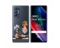Funda Gel Transparente para Oppo Find X3 Neo 5G diseño Avestruz Dibujos