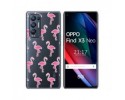 Funda Gel Transparente para Oppo Find X3 Neo 5G diseño Flamenco Dibujos