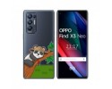 Funda Gel Transparente para Oppo Find X3 Neo 5G diseño Panda Dibujos
