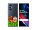 Funda Gel Transparente para Oppo Find X3 Neo 5G diseño Tigre Dibujos