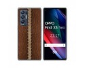 Funda Gel Tpu para Oppo Find X3 Neo 5G diseño Cuero 01 Dibujos