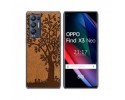 Funda Gel Tpu para Oppo Find X3 Neo 5G diseño Cuero 03 Dibujos