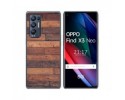 Funda Gel Tpu para Oppo Find X3 Neo 5G diseño Madera 03 Dibujos