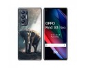 Funda Gel Tpu para Oppo Find X3 Neo 5G diseño Elefante Dibujos