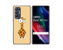 Funda Gel Tpu para Oppo Find X3 Neo 5G diseño Jirafa Dibujos