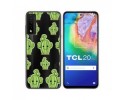 Funda Gel Transparente para TCL 20 5G diseño Cactus Dibujos