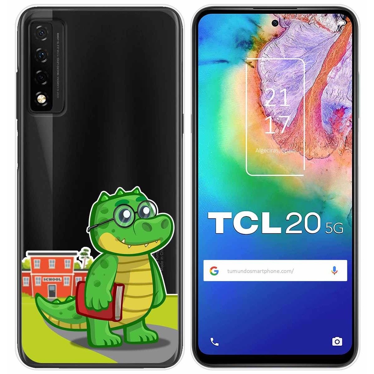 Funda Gel Transparente para TCL 20 5G diseño Coco Dibujos