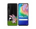 Funda Gel Transparente para TCL 20 5G diseño Conejo Dibujos