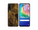 Funda Gel Transparente para TCL 20 5G diseño Hojas Dibujos