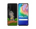 Funda Gel Transparente para TCL 20 5G diseño Mono Dibujos