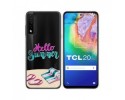 Funda Gel Transparente para TCL 20 5G diseño Summer Dibujos