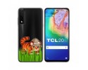 Funda Gel Transparente para TCL 20 5G diseño Tigre Dibujos