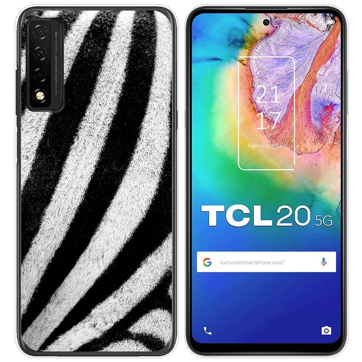 Funda Gel Tpu para TCL 20 5G diseño Animal 02 Dibujos