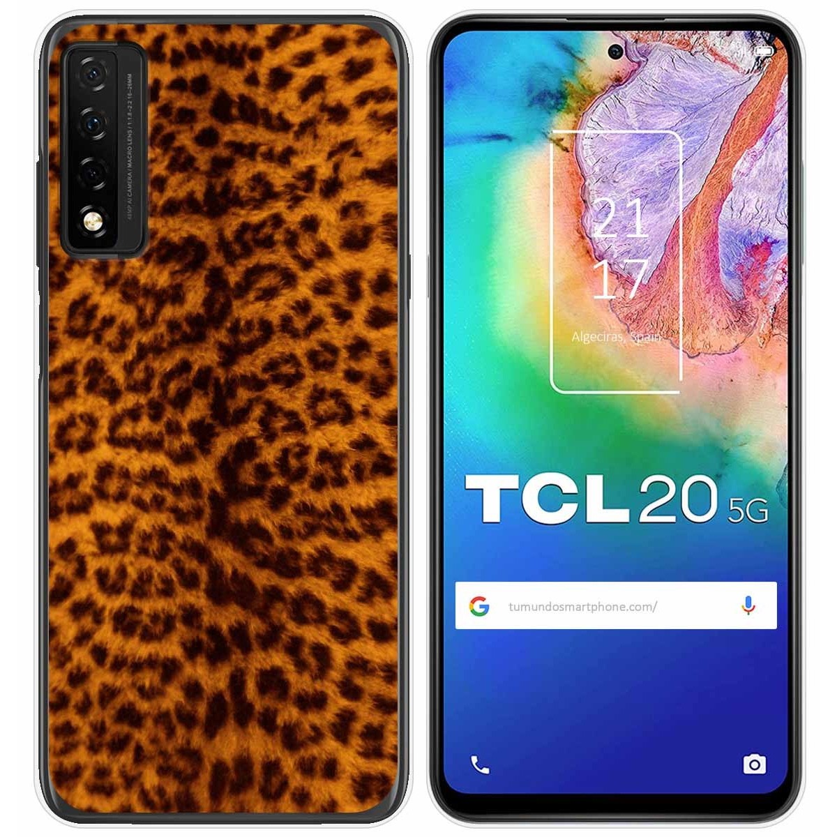 Funda Gel Tpu para TCL 20 5G diseño Animal 03 Dibujos