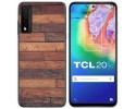 Funda Gel Tpu para TCL 20 5G diseño Madera 03 Dibujos