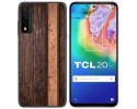 Funda Gel Tpu para TCL 20 5G diseño Madera 05 Dibujos