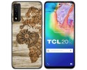 Funda Gel Tpu para TCL 20 5G diseño Madera 07 Dibujos