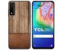 Funda Gel Tpu para TCL 20 5G diseño Madera 09 Dibujos