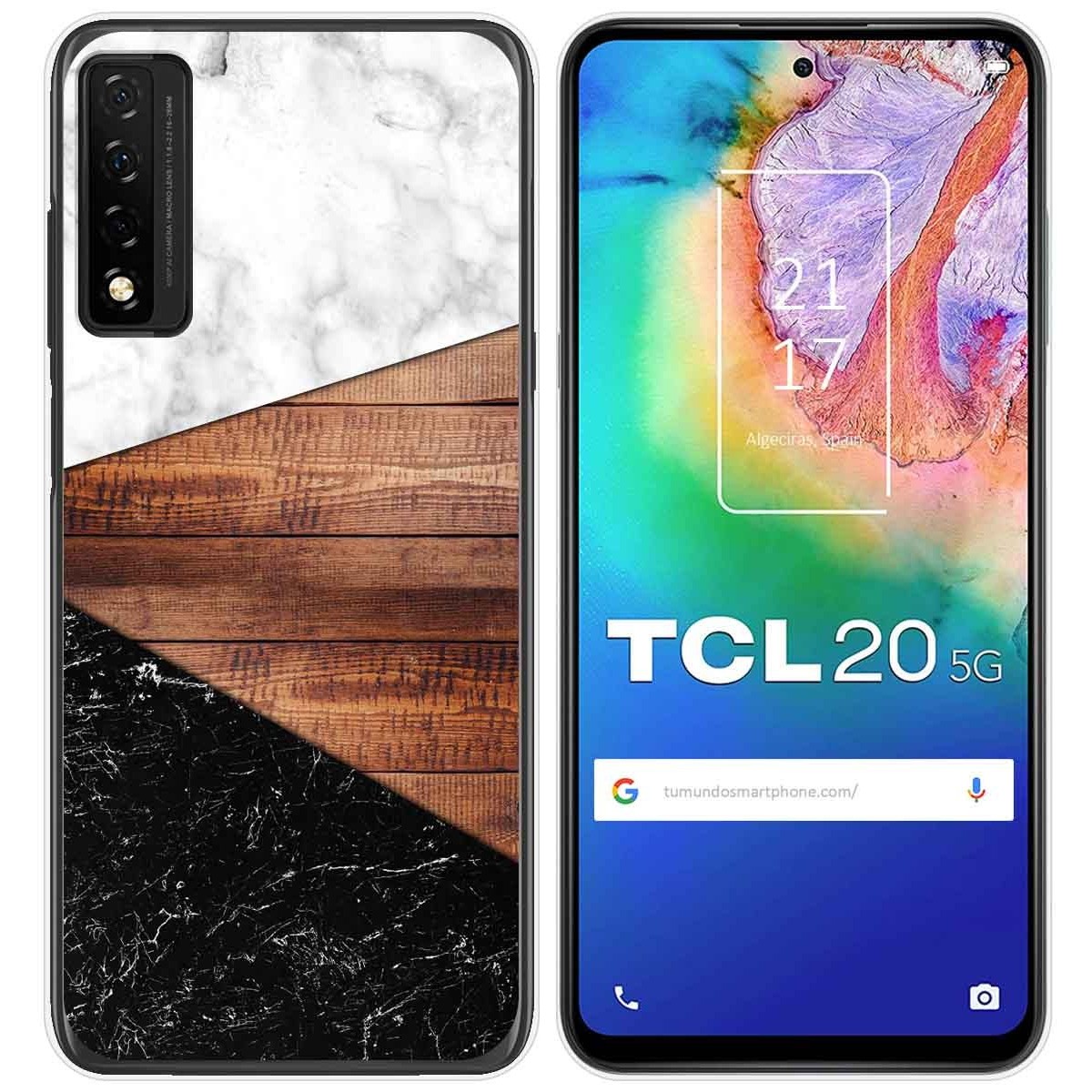 Funda Gel Tpu para TCL 20 5G diseño Mármol 11 Dibujos
