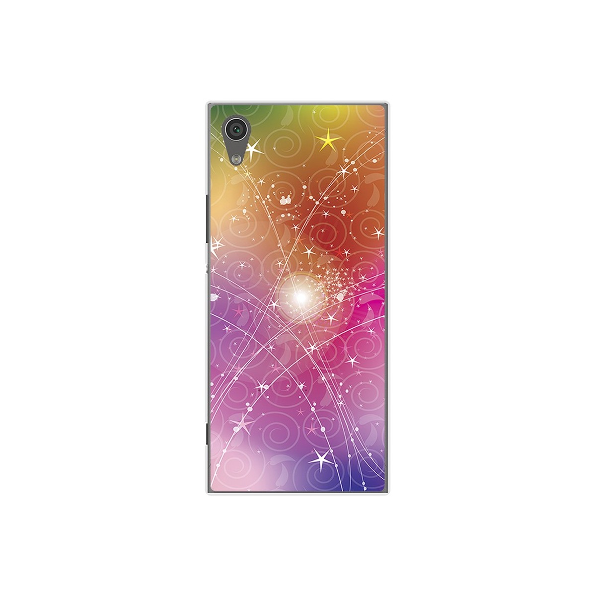 Funda Gel Tpu para Sony Xperia XA1 Diseño Abstracto Dibujos