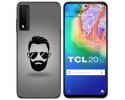 Funda Gel Tpu para TCL 20 5G diseño Barba Dibujos