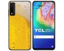 Funda Gel Tpu para TCL 20 5G diseño Cerveza Dibujos
