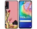 Funda Gel Tpu para TCL 20 5G diseño Brochas Dibujos
