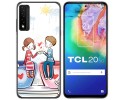 Funda Gel Tpu para TCL 20 5G diseño Café Dibujos