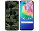 Funda Gel Tpu para TCL 20 5G diseño Camuflaje Dibujos