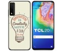 Funda Gel Tpu para TCL 20 5G diseño Creativity Dibujos