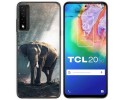 Funda Gel Tpu para TCL 20 5G diseño Elefante Dibujos